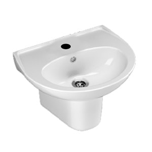 36X45 OVAL LAVABO + YARIM AYAK TURAVİT