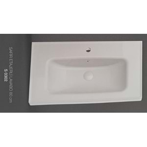 SAFİR ETEJERLİ LAVABO 80cm TURAVİT