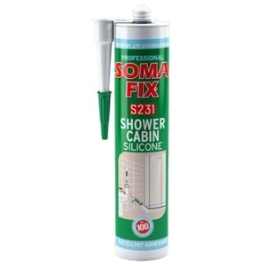 SOMA FİX DUŞA KABİN SİLİKONU 280ml S231 - BEYAZ