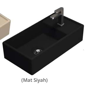 SMART LAVABO 22X41 cm TURAVİT MAT SİYAH