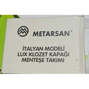 KLOZET KAPAK VİDASI (METERSAN) ST102