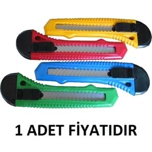 PLASTİK KASA MAKET BIÇAĞI ( FALÇATA ) ( 1 ADET FİYATIDIR )