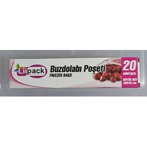 LİİPACK BUZDOLABI POŞETİ BÜYÜK BOY