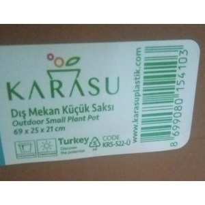 BALKON AYAKLI SAKSI KÜÇÜK 24 LT ( 1 ADET FİYATIDIR )