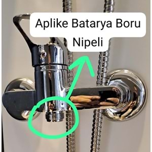 APLİKE BATARYA BORU NİPELİ ( 3/4 - 3/8 )