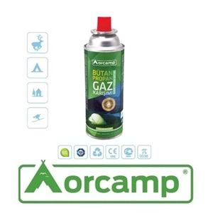 ORCAMP KARTUŞ TÜP - BÜTAN PROPAN GAZ KARIŞIMI 400ML - 227 GR