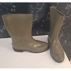 ÇİZME 45-46 NO PALALI HAKİ YEŞİLİ KISA KONÇ