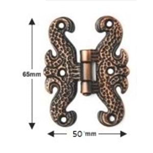 ESKİTME KELEBEK MENTEŞE ( 5 x 6,5 cm )