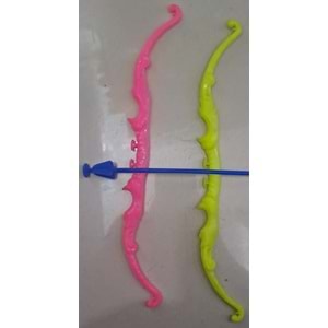 LASTİKLİ OK YAY SARI & PEMBE ( 1 ADET FİYATIDIR )