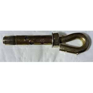M10x120 KAPALI KANCALI ÇELİK DÜBEL ( ÇAP : 12 mm ) ( DUBEL ) ( 1 ADET FİYATIDIR )