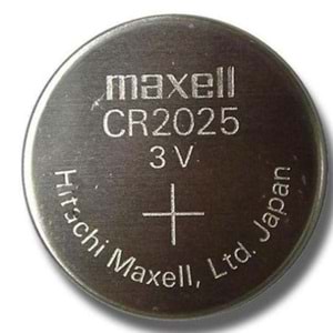 CR2025 3V LİTHİUM PİL MAXELL ( 1 ADET FİYATIDIR )