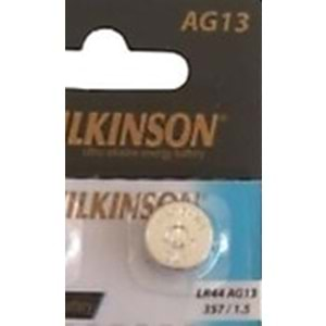 AG13 / LR44 / A76 / 357 / 1,5 V PİL WİLKİNSON ( 1 ADET FİYATIDIR )