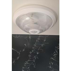 LAMPİST PLASTİK CAMLI TAVAN SENSÖRÜ 2XE27