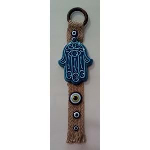 ORTA BOY ASKILI DUVAR SÜSÜ - GÖZLÜ EL ( h : 30 cm )