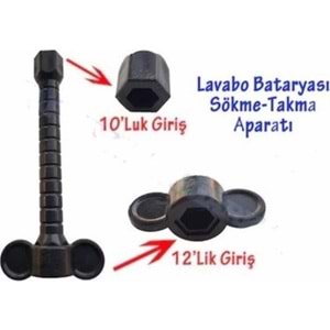 AY TAKIMI BATARYA ALT BAĞLANTI VİDA ANAHTARI PLASTİK ( 10 - 12 mm )
