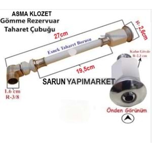 ESNEK TAHARET & TAHARAT ÇUBUĞU 27cm - BÜYÜK KAFA