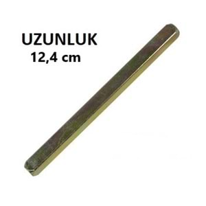 KAPI KOLU DEMİRİ KARE / KAPI KOLU MİLİ KARE 12,4 cm