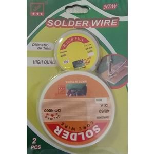 SOLDER PASTALI LEHİM TELİ SETİ