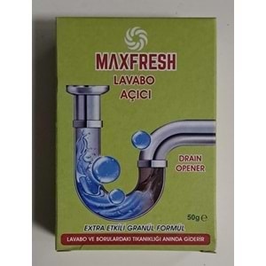 MAXFRESH LAVABO AÇICI 50 gr