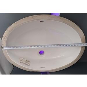 DURAVİT TEZGAH ALTI HİLTON OVAL LAVABO 42X58 H:20