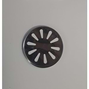 KROM YER SİFONU SÜZGECİ / KROM YER SİFONU KAPAĞI YUVARLAK 8,5 cm