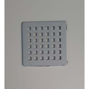 KROM YER SİFONU SÜZGECİ / KROM YER SİFONU KAPAĞI KARE 9,5 cmX9,5 cm