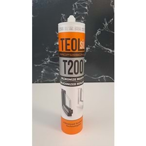 TEOLSİL SİLİKONİZE MASTİK BEYAZ 450GR