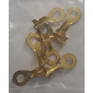 SARI KABLO PABUÇ HALKA (Tks-4 (M4) halka tip terminaller ) 4.2mm - 7 adet