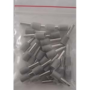 2 mm KABLO YÜZÜĞÜ İZOLELİ (28ADET) GRİ