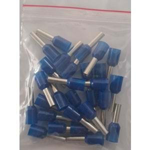 2 mm KABLO YÜZÜĞÜ İZOLELİ (28ADET) MAVİ