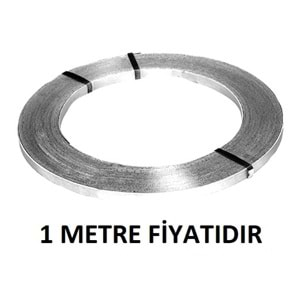 TOPRAKLAMA ŞERİDİ 2,5CM GALVANİZLİ (1 METRE FİYATIDIR )