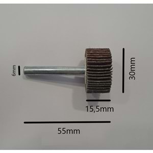 MATKAP UCU YAPRAK ZIMPARA 60 KUM 30 mm ( MADE IN GERMANY )