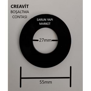 CREAVİT - GÖMME REZERVUAR İÇ TAKIM CONTASI (DIŞ ÇAP 55mm / İÇ ÇAP 27mm )
