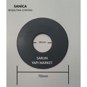 SANİCA BÜYÜK GÖMME REZERVUAR CONTASI (DIŞ ÇAP 70mm / İÇ ÇAP 26mm )