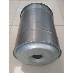 0,90 MM ALTTAN DELİK KALIN TURBO SOBA KOVASI ( BY SELİM )