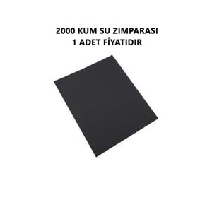 2000 KUM SU ZIMPARASI EKONOMİK - KAĞIT ZIMPARA ( 1 ADET FİYATIDIR )