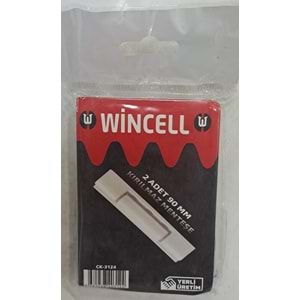PVC KAPI MENTEŞESİ 2 Lİ PAKET BEYAZ 90mm ( PLASTİK GÖVDE )