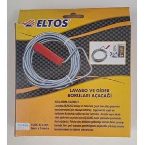 ELTOS LAVABO VE GİDER BORULARI AÇACAĞI - KANAL AÇMA 5 METRE