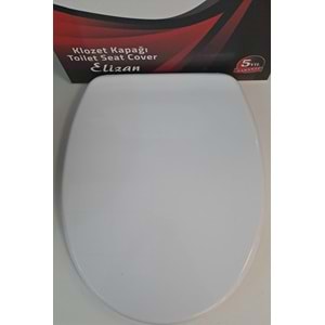 FATEX ELİZAN ( AKDENİZ ) ( 36,5 x 43,5 cm ) NORMAL KAPANAN PLASTİK KLOZET KAPAĞI