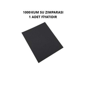 1000 KUM SU ZIMPARASI EKONOMİK - KAĞIT ZIMPARA ( 1 ADET FİYATIDIR )