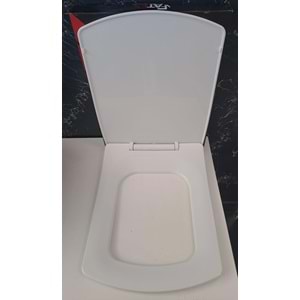 FATEX KARE SLIM SOFT ( 35 x 45 cm ) YAVAŞ KAPANAN PLASTİK KLOZET KAPAĞI