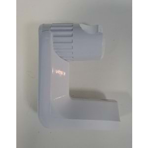 DUŞ MAFSALI - PLASTİK HAREKETLİ ÇIT ÇITLI BEYAZ L TİPİ