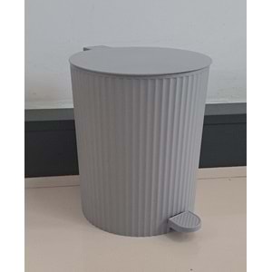 ÖZHAVAN ESTE PEDALLI ÇÖP KOVASI 8 LT GRİ ( KOD : 140 )