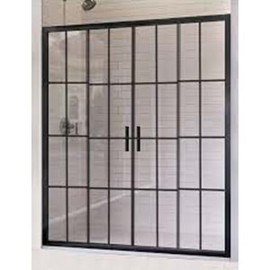 DUŞAKABİN 6mm CAM 2 SABİT 2 ÇALIŞIR 140-160 cm H:190cm - SARUN YAPI MARKET A.Ş. - KAROLAJ