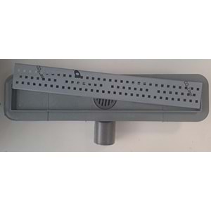 DUŞ KANALI ETEKLİ 40cm X Ø50 DÖNERLİ - EKO