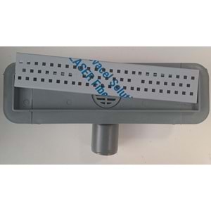 DUŞ KANALI ETEKLİ 30cm X Ø50 DÖNERLİ - EKO