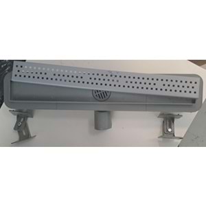 DUŞ KANALI ETEKLİ 50cm X Ø50 DÖNERLİ - EKO