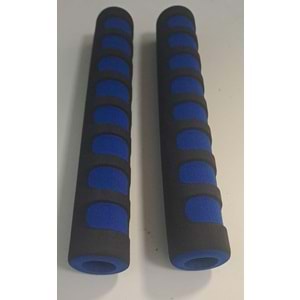 BİSİKLET ELCİK KILIFI SÜNGER ( MAVİ - SİYAH ) (1 ÇİFT )