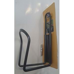 BİSİKLET MATARA KAFESİ ALÜMİNYUM - BİSİKLET SULUĞU ( SİYAH )