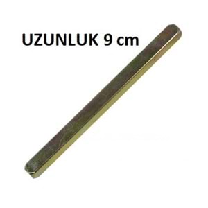 KAPI KOLU DEMİRİ KARE / KAPI KOLU MİLİ KARE 9 cm